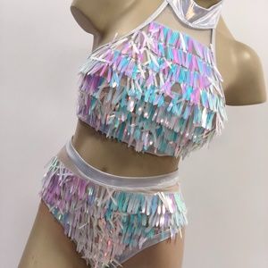 Festival Wear: sequin two piece set